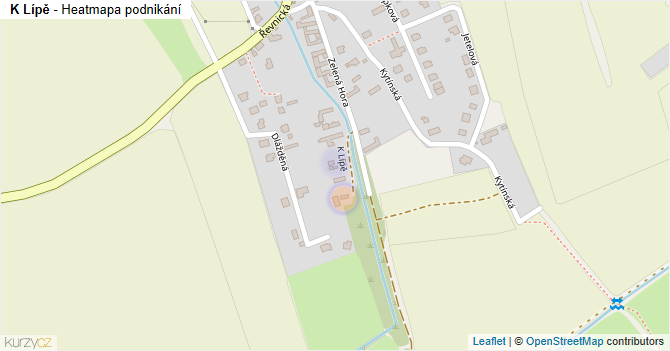 K Lípě - mapa podnikání