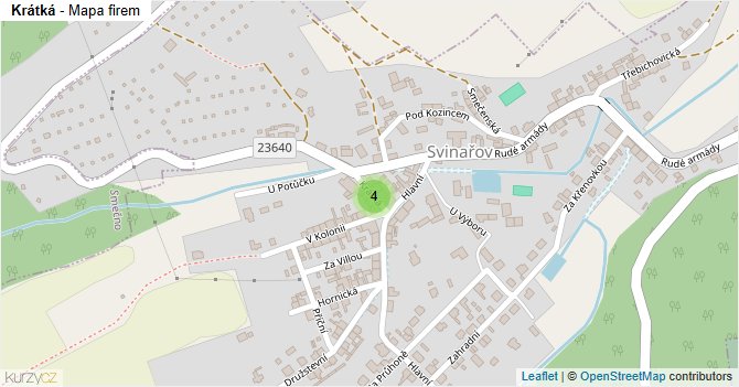 Krátká - mapa firem