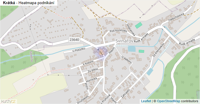 Krátká - mapa podnikání