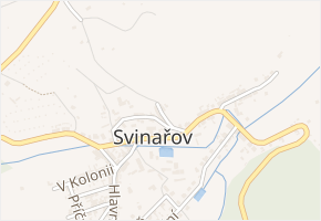 Smečenská v obci Svinařov - mapa ulice