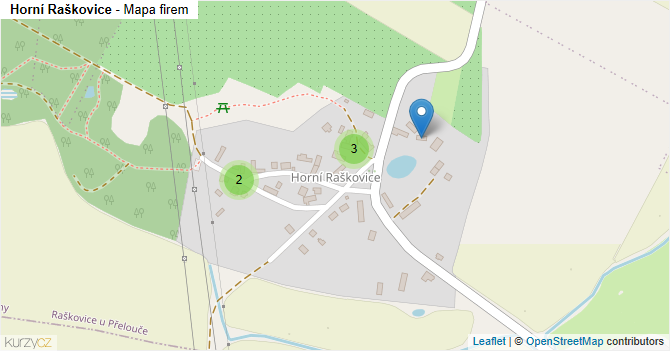 Horní Raškovice - mapa firem