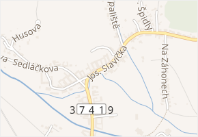 Jos. Slavíčka v obci Svitávka - mapa ulice