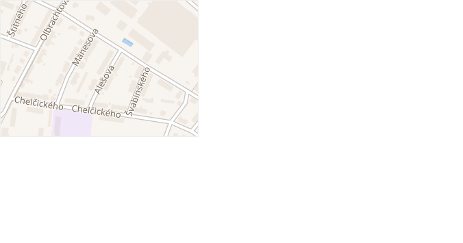 Alešova v obci Svitavy - mapa ulice