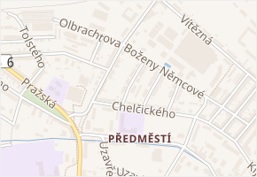 Dolní v obci Svitavy - mapa ulice