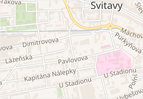 Edvarda Beneše v obci Svitavy - mapa ulice
