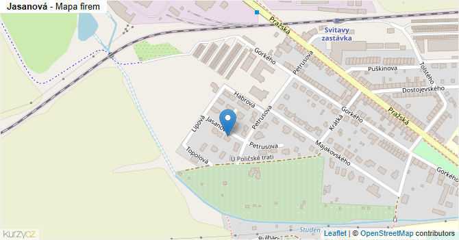 Jasanová - mapa firem