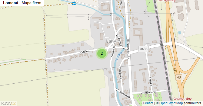Lomená - mapa firem