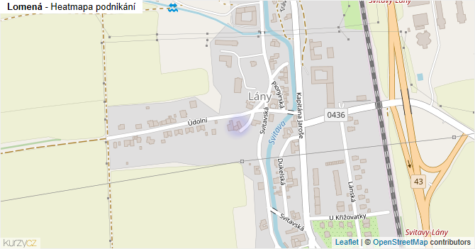 Lomená - mapa podnikání