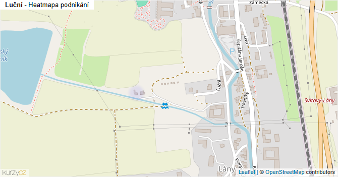 Luční - mapa podnikání
