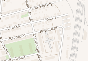 Marie Majerové v obci Svitavy - mapa ulice