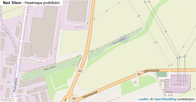 Nad Silem - mapa podnikání