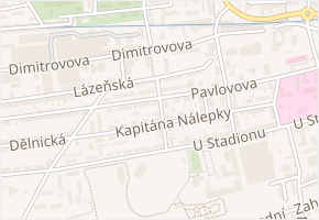 Nejedlého v obci Svitavy - mapa ulice