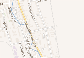 Pod Viaduktem v obci Svitavy - mapa ulice