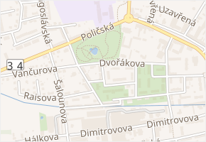Štursova v obci Svitavy - mapa ulice