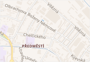 Švabinského v obci Svitavy - mapa ulice