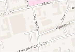 Tkalcovská v obci Svitavy - mapa ulice
