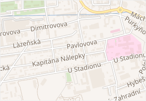 Tylova v obci Svitavy - mapa ulice
