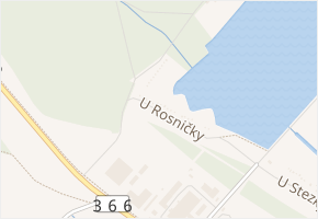 U Rosničky v obci Svitavy - mapa ulice