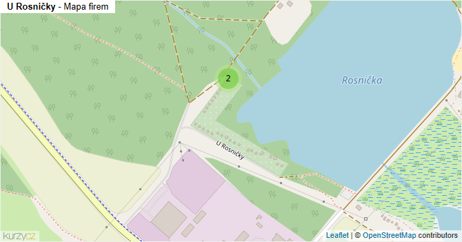 U Rosničky - mapa firem