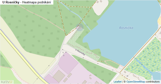 U Rosničky - mapa podnikání