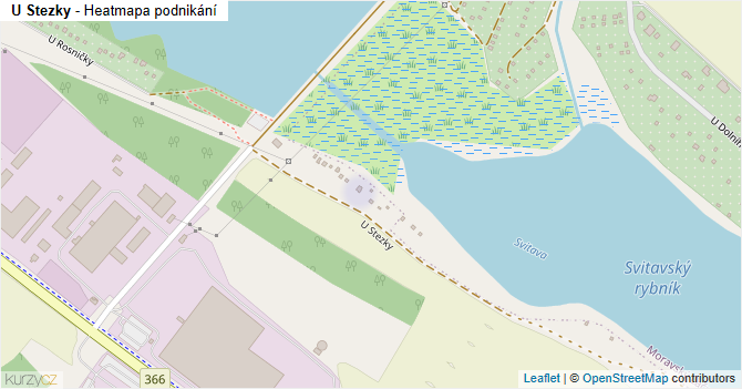 U Stezky - mapa podnikání