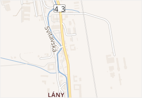 Úvoz v obci Svitavy - mapa ulice