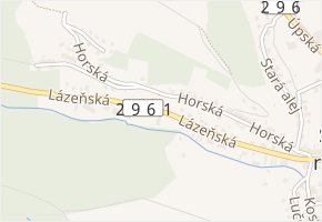 Lázeňská v obci Svoboda nad Úpou - mapa ulice