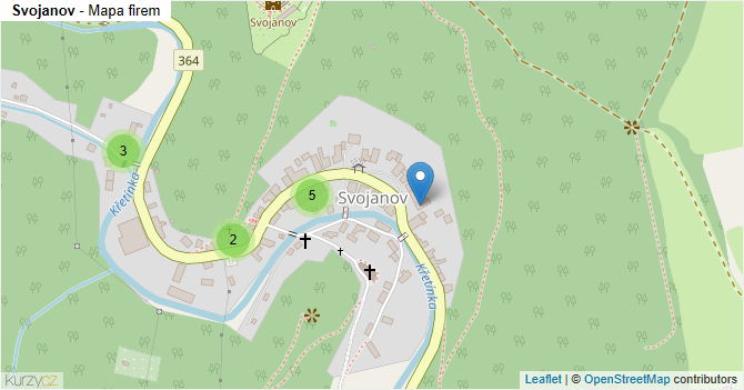 Svojanov - mapa firem