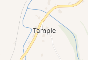 Tample v obci Svojek - mapa části obce