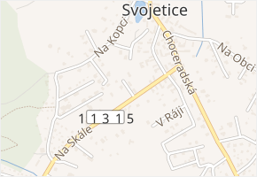 Příčná v obci Svojetice - mapa ulice