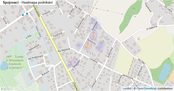 Spojovací - mapa podnikání