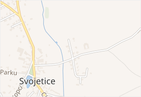 Za Hřištěm v obci Svojetice - mapa ulice