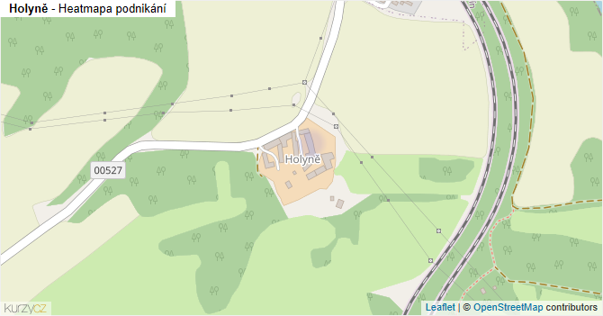 Holyně - mapa podnikání