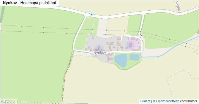 Nynkov - mapa podnikání