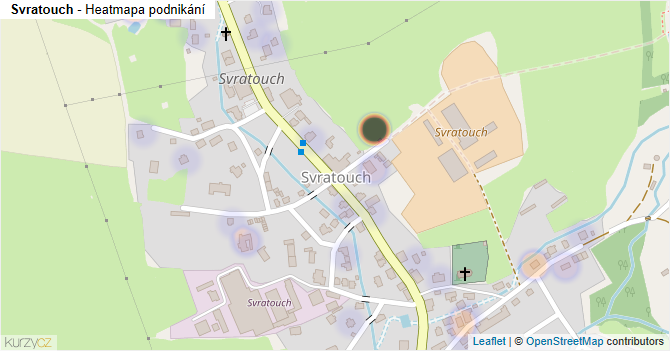 Svratouch - mapa podnikání