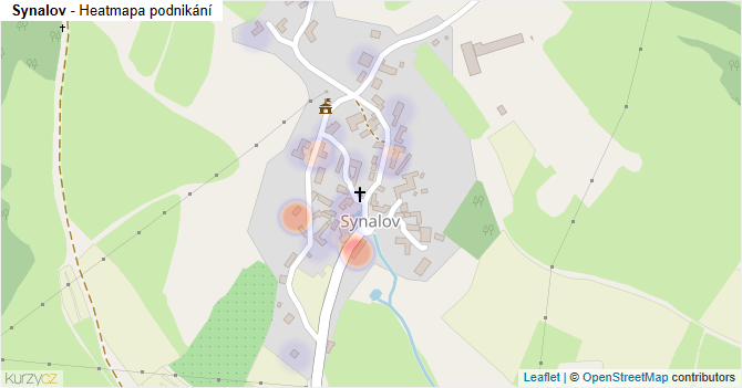 Synalov - mapa podnikání