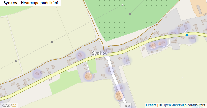Synkov - mapa podnikání