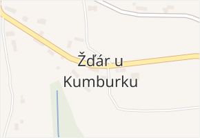Žďár u Kumburku v obci Syřenov - mapa části obce
