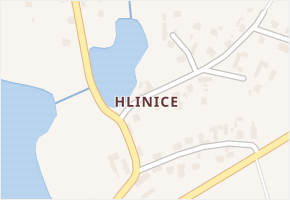 Hlinice v obci Tábor - mapa části obce
