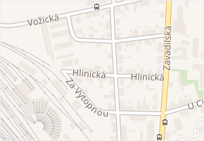Hlinická v obci Tábor - mapa ulice