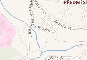 K Potoku v obci Tábor - mapa ulice