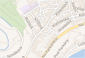 Klokotská v obci Tábor - mapa ulice