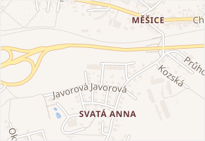 Liborova v obci Tábor - mapa ulice