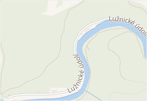 Lužnické údolí v obci Tábor - mapa ulice