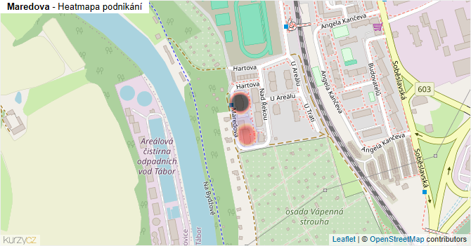 Maredova - mapa podnikání