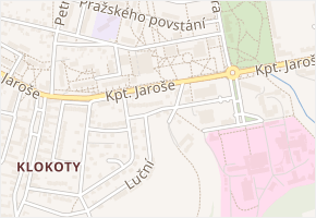 Na Rokli v obci Tábor - mapa ulice