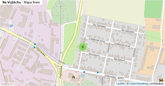 Na Vojtěchu - mapa firem