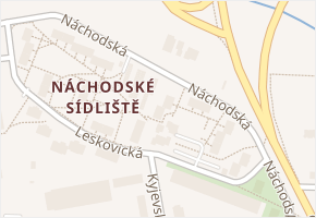 Náchodská v obci Tábor - mapa ulice