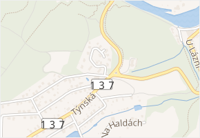 Nad Záhybem v obci Tábor - mapa ulice