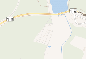 Osada Zástavy v obci Tábor - mapa ulice